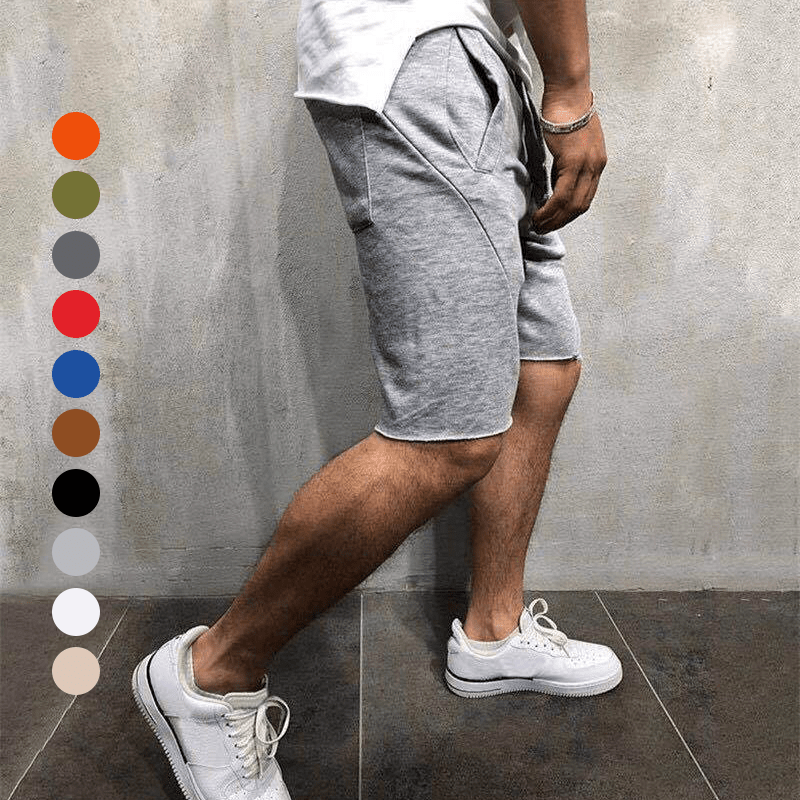 Solid Color Breathable Summer Sports Shorts