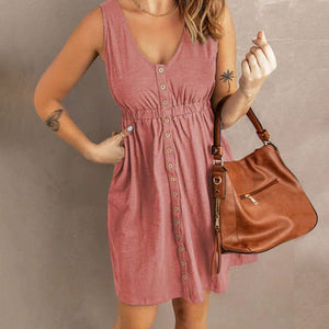 Elfootd Sleeveless Mini Dress