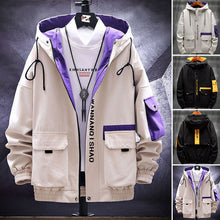 Load image into Gallery viewer, Men&#39;s Waterproof Hooded Rainproof Jacket
