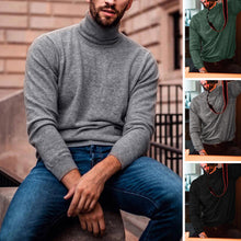 Load image into Gallery viewer, Long Sleeve Turtleneck Oversized Knit Sweater

