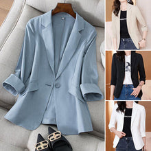 Load image into Gallery viewer, Slimming Suit Jacket In Tencel
