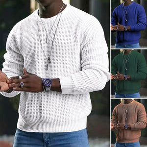 Long Sleeve Crew Neck Pullover Sweater