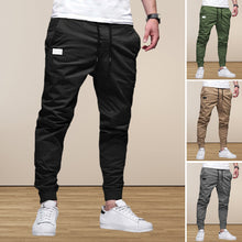 Load image into Gallery viewer, Solid Color Drawstring Casual Pants
