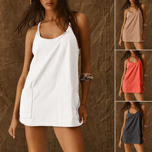 Load image into Gallery viewer, Three-piece Pocket Dress
