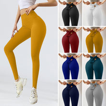 Load image into Gallery viewer, Sexy Peach Buttock Bowknot Yoga Workout Pants
