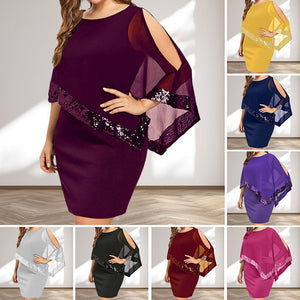 Sequin Plus Size Dress