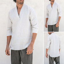Load image into Gallery viewer, Resort Cotton Linen Shirt
