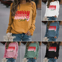 Load image into Gallery viewer, Letter Print Sweatshirt
