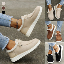 Load image into Gallery viewer, Low-Top Canvas Plush Shoes
