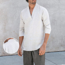 Load image into Gallery viewer, Resort Cotton Linen Shirt
