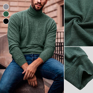Long Sleeve Turtleneck Oversized Knit Sweater
