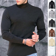 Load image into Gallery viewer, Turtleneck Solid Color Pullover Bottoming Sweater
