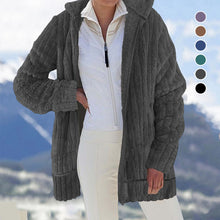 Load image into Gallery viewer, Plush Solid Zip Jacket
