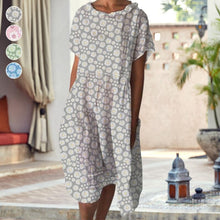 Load image into Gallery viewer, Sunflower Short Sleeve Dress
