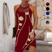 Load image into Gallery viewer, Sexy Off Shoulder Printed Party Dress
