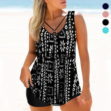 Load image into Gallery viewer, Oversized Boxer Skirt Swimsuit
