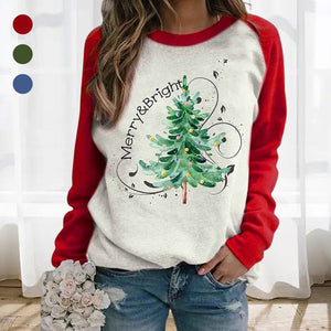 Christmas Tree Sweatshirt For Women