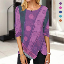 Load image into Gallery viewer, Ethnic Print Long Sleeve T-Shirt
