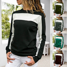 Load image into Gallery viewer, Paneled Long Sleeve Crew Neck T-Shirt
