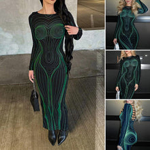 Load image into Gallery viewer, Women&#39;s Sexy Long Sleeve Backless Bodycon Dress
