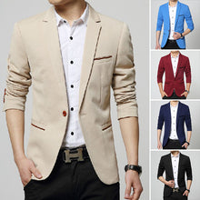 Load image into Gallery viewer, Korean Men&#39;s Suit Jacket
