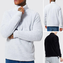 Load image into Gallery viewer, Mens Fuzzy Sherpa Pullover Long Sleeve Fleece Sweatshirts
