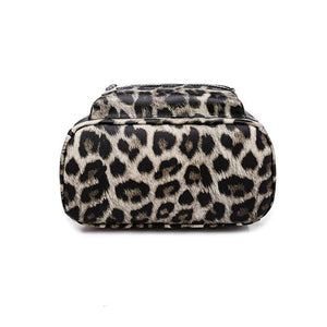 Women Leopard Pattern Backpack Bag