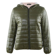 Load image into Gallery viewer, Women Zipper Fleece Basic Jackets Coat
