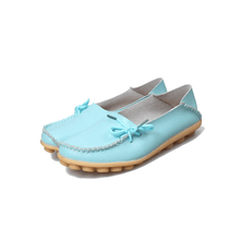 Load image into Gallery viewer, Comfortable Flat Leather Shoes
