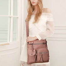 Load image into Gallery viewer, Multi-Pocket Soft PU Crossbody Bag
