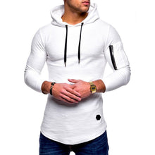 Load image into Gallery viewer, Men&#39;S Casual Hooded Solid Color Zipper Sweatshirts
