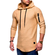 Load image into Gallery viewer, Men&#39;S Casual Hooded Solid Color Zipper Sweatshirts
