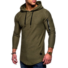 Load image into Gallery viewer, Men&#39;S Casual Hooded Solid Color Zipper Sweatshirts
