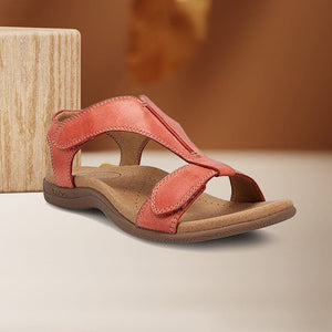 Platform Wedge Velcro Strap Sandals