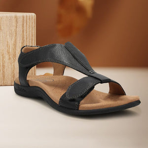 Platform Wedge Velcro Strap Sandals