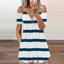 Load image into Gallery viewer, Printed Zip Slip Dress
