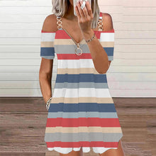 Load image into Gallery viewer, Printed Zip Slip Dress

