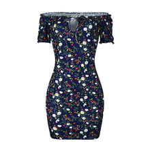 Load image into Gallery viewer, Sexy Off-the-Shoulder Plus Size Dress
