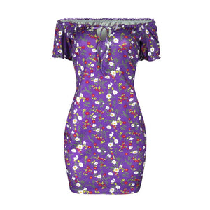 Sexy Off-the-Shoulder Plus Size Dress