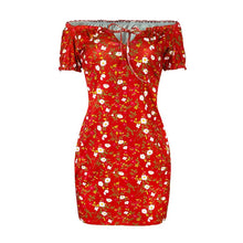 Load image into Gallery viewer, Sexy Off-the-Shoulder Plus Size Dress
