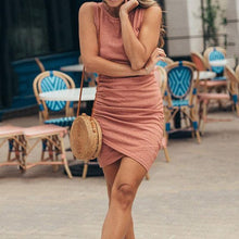Load image into Gallery viewer, Sleeveless Casual Crossover Dress
