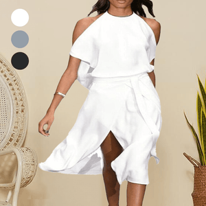 Split Sleeveless Dress
