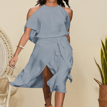 Load image into Gallery viewer, Split Sleeveless Dress
