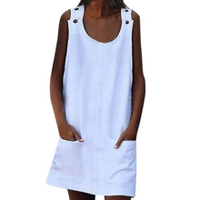 Load image into Gallery viewer, Strap Cotton and Linen Dress
