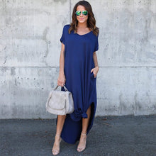 Load image into Gallery viewer, V-neck Slit Long Skirt
