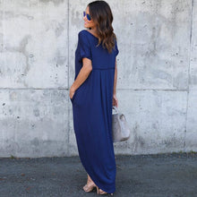 Load image into Gallery viewer, V-neck Slit Long Skirt
