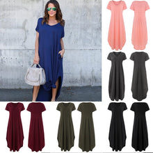 Load image into Gallery viewer, V-neck Slit Long Skirt
