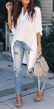 Load image into Gallery viewer, V Neck Raglan Sleeve Shirt
