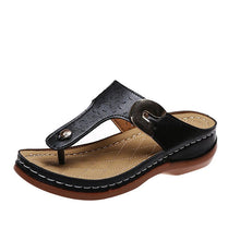 Load image into Gallery viewer, Wedge Heel Flip Flops
