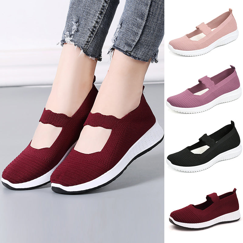 Women's Breathable Middle-age Soft-soled Shoes